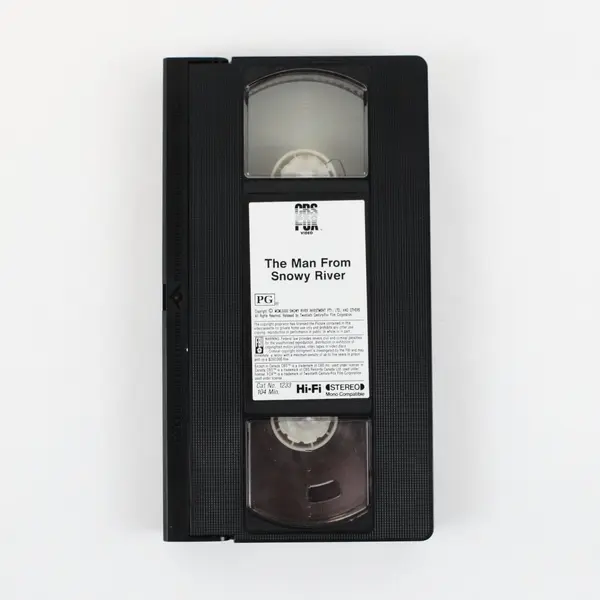 The Man From Snowy River VHS 1984 #1233 Kirk Douglas Action Western