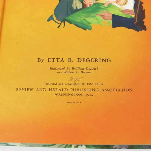 My Bible Friends Baby Moses Baby Jesus by Etta B Degering 1963 HC Ex-Library 