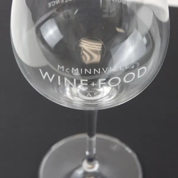 Lot of 2 McMinnville Wine & Food Classic Wine Glasses