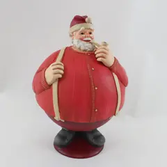 Department 56 Santa Claus Flip Top Candy Bowl Figurine MPN 55344 Christmas