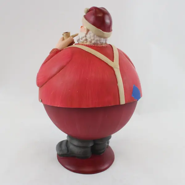 Department 56 Santa Claus Flip Top Candy Bowl Figurine MPN 55344 Christmas