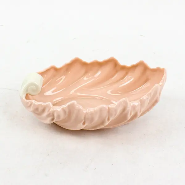 Vintage Lenox Pink Porcelain Shell-Shaped Dish 6.25 x 4 in