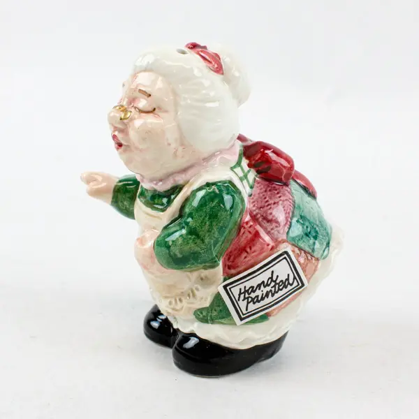 Fitz & Floyd Santa & Mrs. Claus Salt Pepper Shakers Set 2 1990