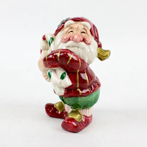 Fitz & Floyd Santa & Mrs. Claus Salt Pepper Shakers Set 2 1990