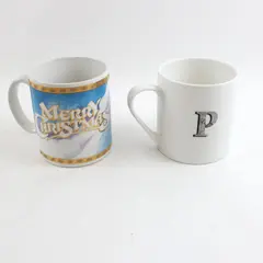 Lot of 2 Mugs Tom Rubel Studio Collection Santa's Animal Kingdom Queens Alphabet