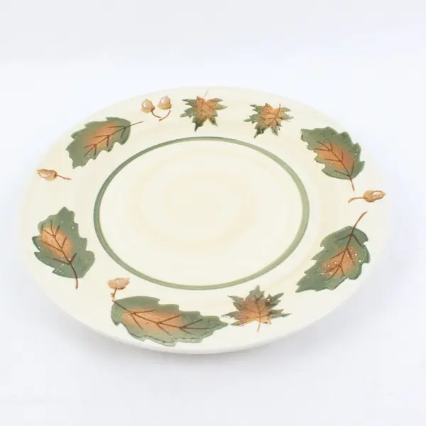 Set of 5 Royal Norfolk Autumn Leaves Dinner Plates