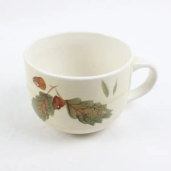 Royal Norfolk Fall Leaf Ceramic Coffee Mugs Set of 5