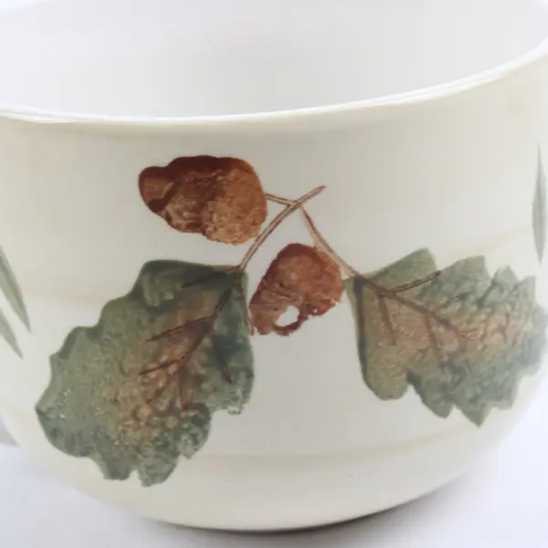 Royal Norfolk Fall Leaf Ceramic Coffee Mugs Set of 5