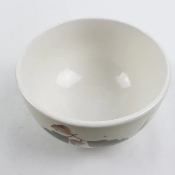Royal Norfolk Set of 2 Ceramic Soup Bowls Autumn Fall Leaf