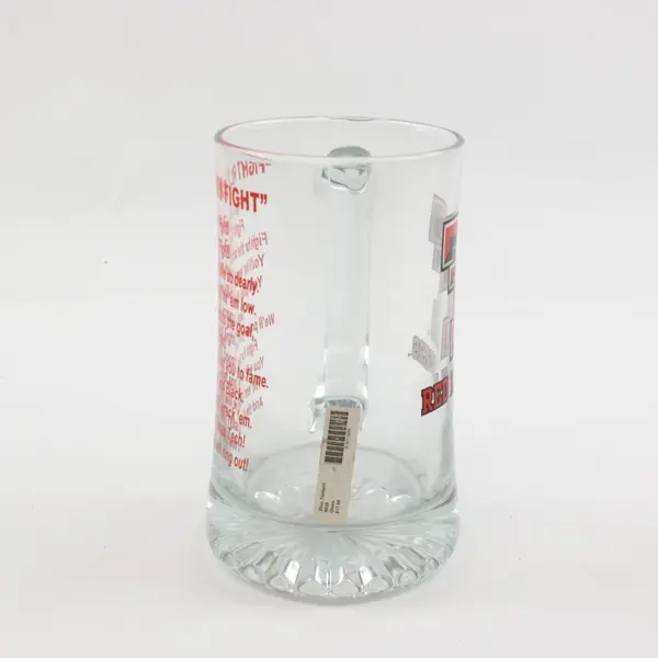 Set of 2 Texas Tech Red Raiders Double T Logo 15 oz Glass Steins
