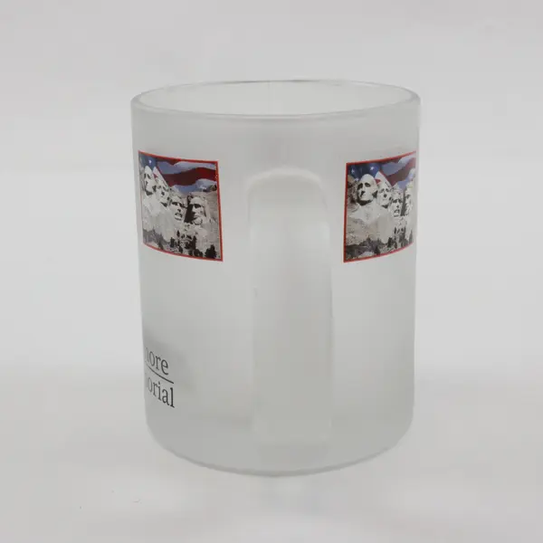 Mount Rushmore National Memorial Frosted Glass Coffee Mug