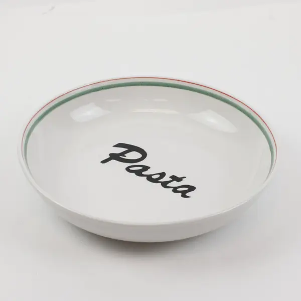 Housewares International Inc White Ceramic Pasta Bowl 8.5 Inch