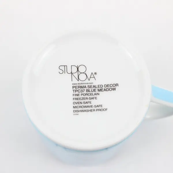 Studio Nova Blue Meadow Porcelain Mugs Set of 4 Model TPC37