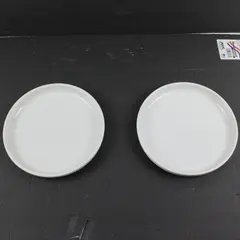 Better Homes & Gardens White Ceramic Salad Plates Set of 2 8.5in