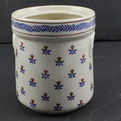 Vintage Sanyei Country Field Ceramic Kitchen Canister No Lid