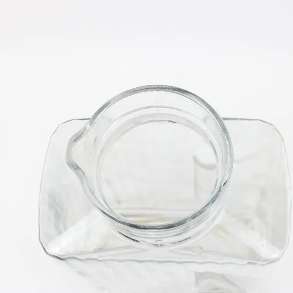 Anchor Hocking Vintage 2 Qt Ribbed Glass Refrigerator Pitcher With Lid