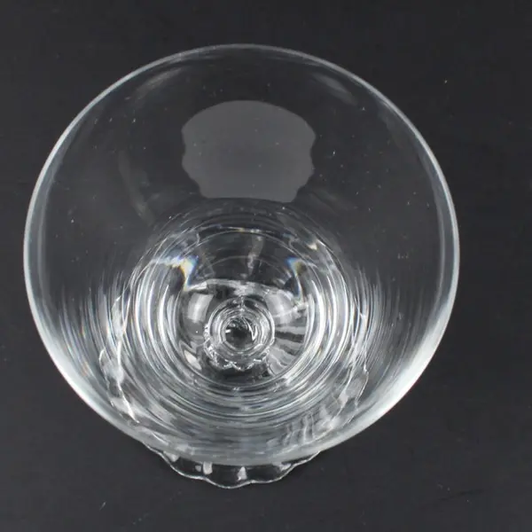 Lot of 2 Decorative Wine Glasses Water Goblets 6.5in Used