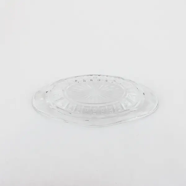 Clear Pressed Glass Oval Relish Dish Tray Serving Appetizer 12 Inch