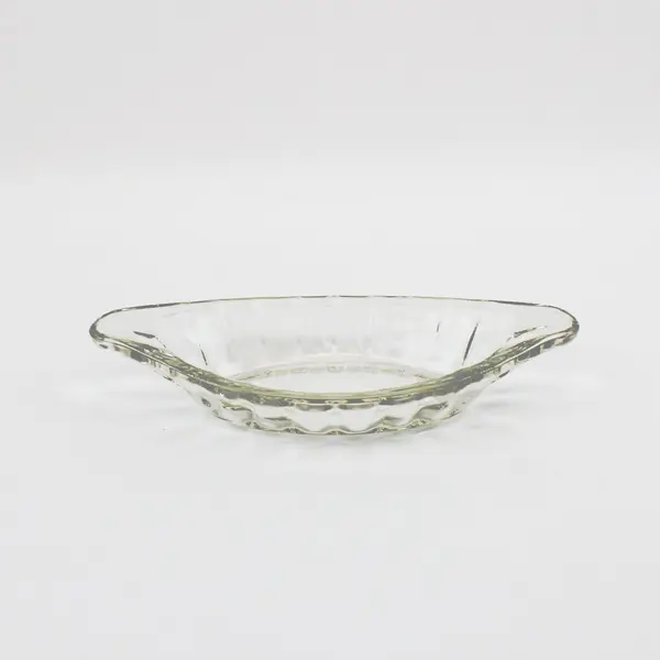 Clear Glass Banana Split Boat Relish Serving Dish 12 Inch