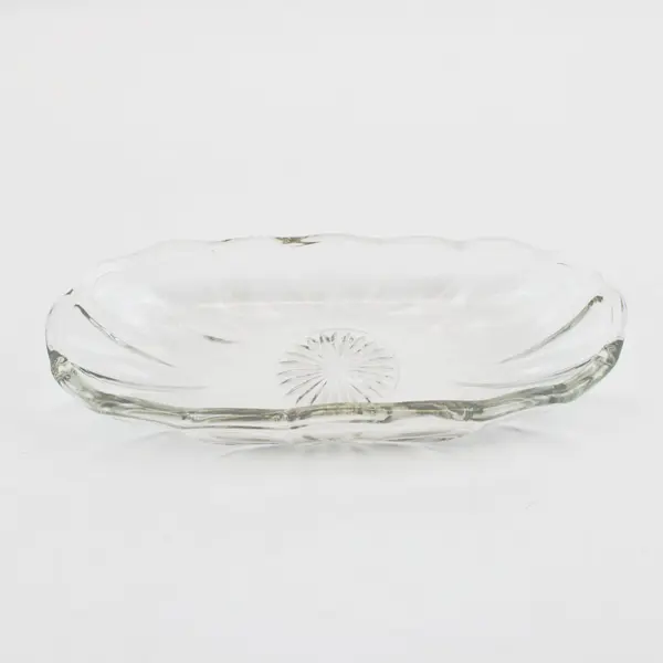 Vintage Clear Glass Banana Split Dish Dessert Boat Ice Cream Sundae