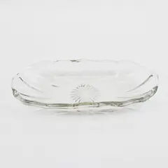 Vintage Clear Glass Banana Split Dish Dessert Boat Ice Cream Sundae