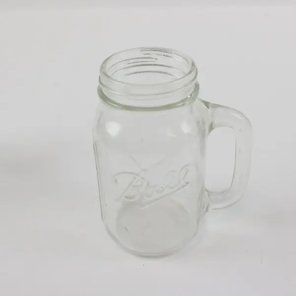 Lot of 2 Ball Mason Jar Salt Shaker Jars, 1 Metal Lid