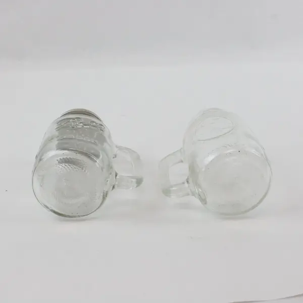 Lot of 2 Ball Mason Jar Salt Shaker Jars, 1 Metal Lid