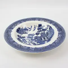 Johnson Brothers Willow Blue 6.5" Cereal Soup Bowl Chipped Rim