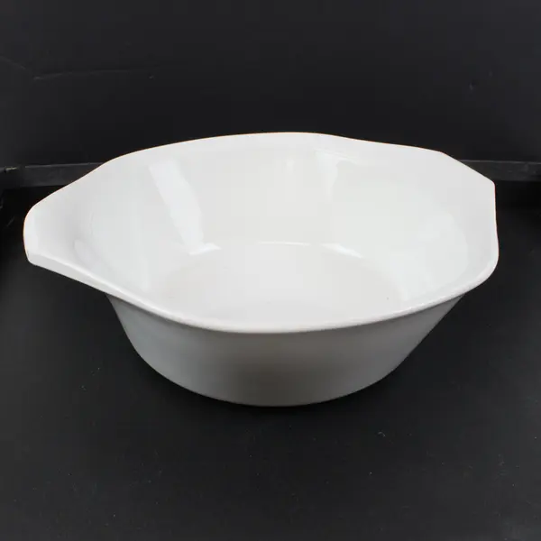 Libbey 1 Qt White Milk Glass Casserole Dish No Lid