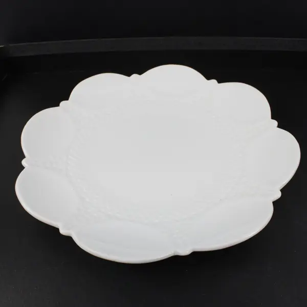 Aynsley Fine Bone China White Egg Plate & Relish Tray Serving Dish