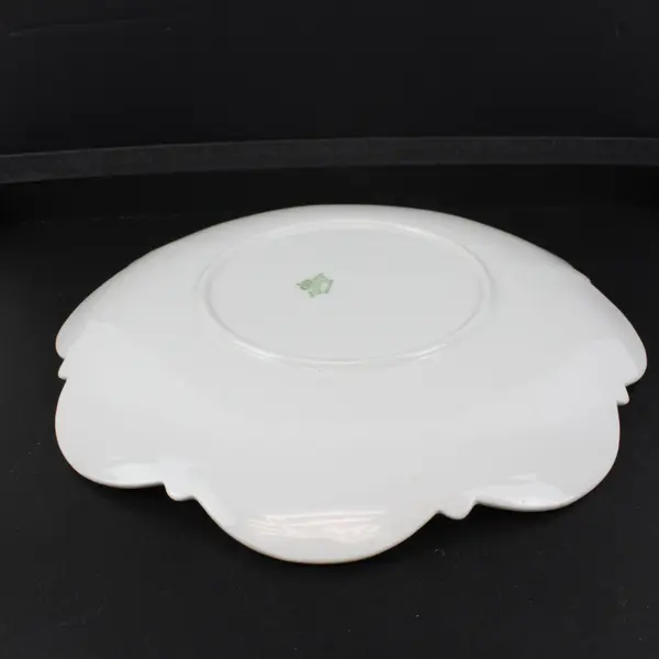 Aynsley Fine Bone China White Egg Plate & Relish Tray Serving Dish