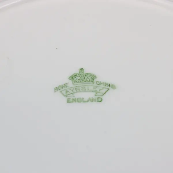 Aynsley Fine Bone China White Egg Plate & Relish Tray Serving Dish