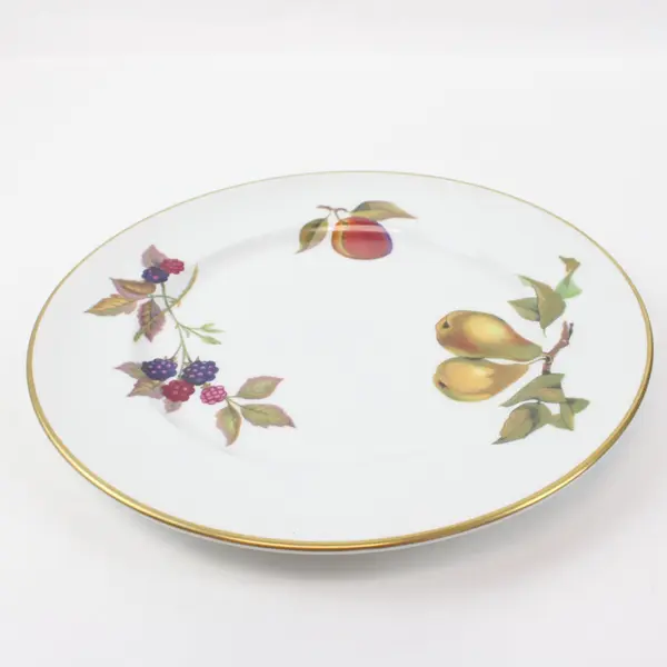 Royal Worcester Evesham Gold Salad Dessert Plate Autumn Pattern