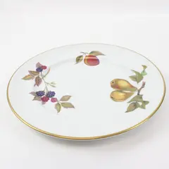 Royal Worcester Evesham Gold Salad Dessert Plate Autumn Pattern