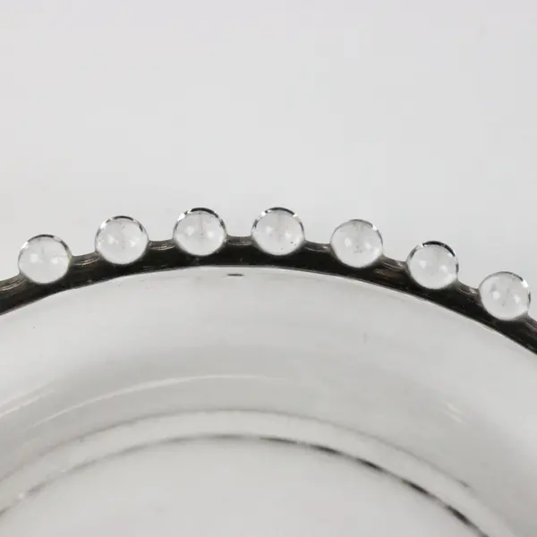 Vintage Imperial Glass Candlewick Divided Relish Dish Beaded Rim Handles