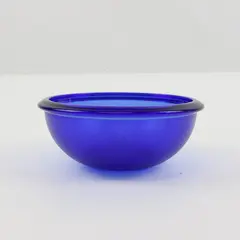 Acroroc Cobalt Blue Glass Bowl 10 Inch