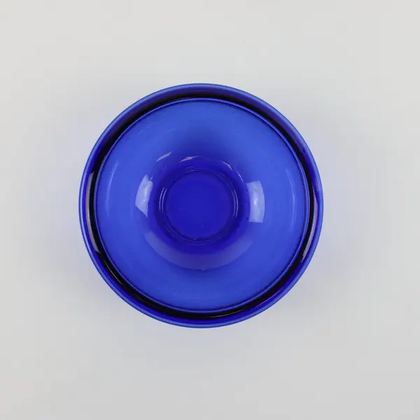 Acroroc Cobalt Blue Glass Bowl 10 Inch
