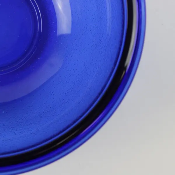 Acroroc Cobalt Blue Glass Bowl 10 Inch