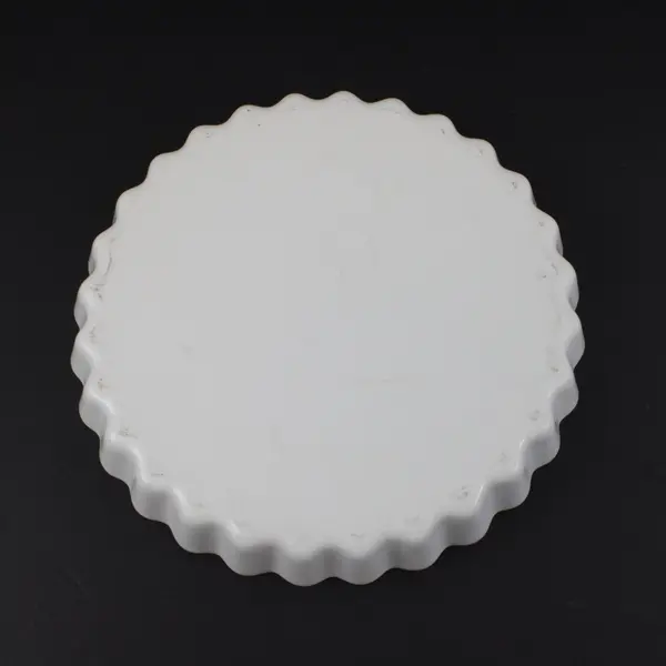 White Ceramic Fluted Quiche Tart Baking Dish 10.5 Inch