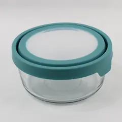 Anchor Hocking 7 Cup Glass Storage Bowl with Silicone Lid
