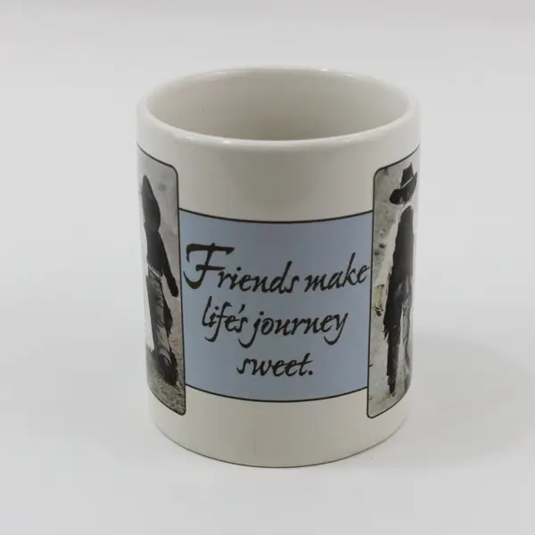 Leanin' Tree Friends Make Life's Journey Sweet Western Kids Ceramic Mug