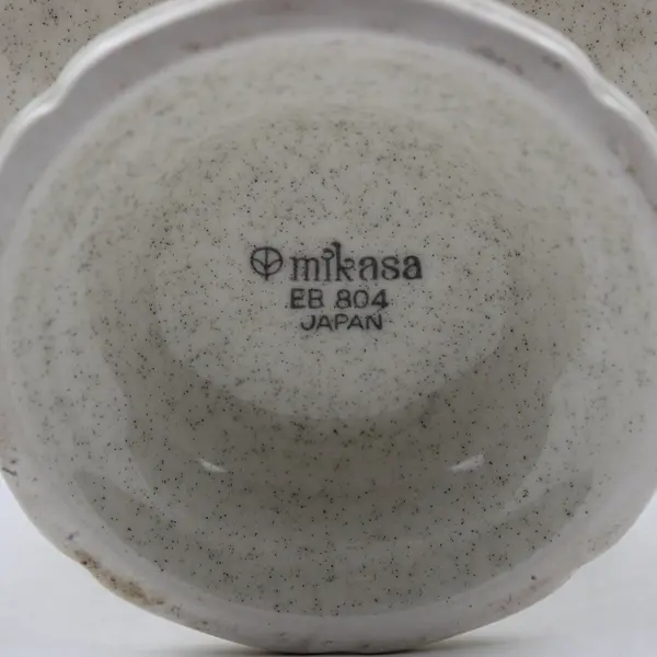 Mikasa Blue Daisies EB 804 Vintage Stoneware Covered Sugar Bowl with Lid