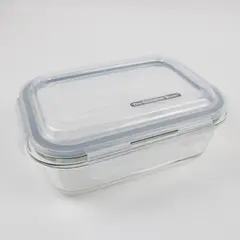 The Container Store Glass Food Storage Container Rectangular Snap Lid