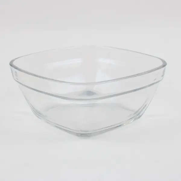 Lot of 2 Clear Glass Food Storage Containers 1 Gray Lid