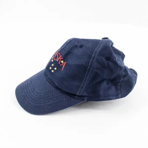 Alaska Shirt Company Embroidered Navy Blue Baseball Cap Six Panel