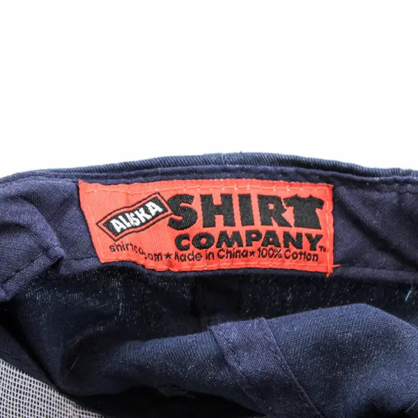 Alaska Shirt Company Embroidered Navy Blue Baseball Cap Six Panel