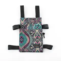 PACMAXI Universal Crutch Bag Carryon Pouch Paisley Mobility Accessory