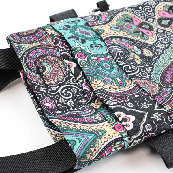 PACMAXI Universal Crutch Bag Carryon Pouch Paisley Mobility Accessory