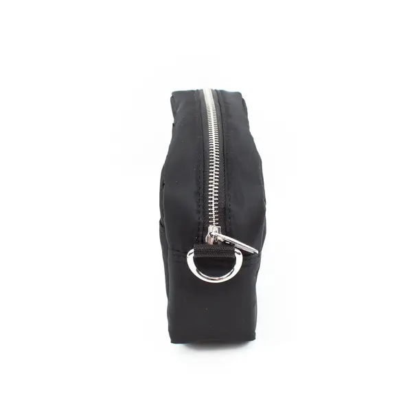adidas Black Rectangular Crossbody Bag 8.5 x 5.5 Inch Silver Hardware