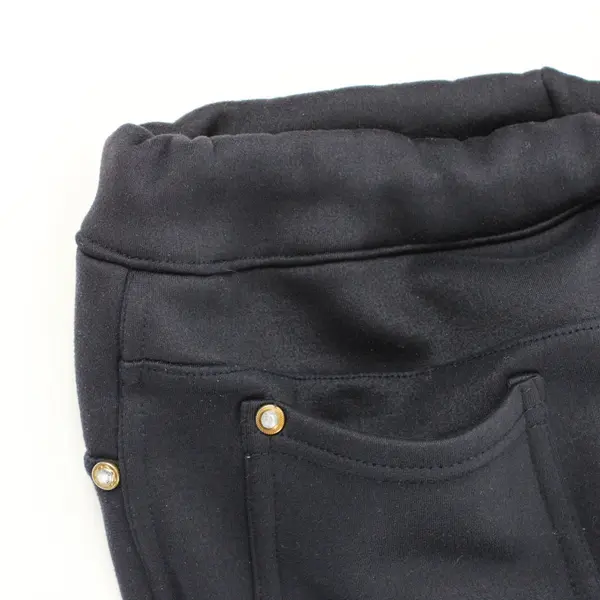 Kids’ Medium Fleece-Lined Skinny-Leg Pants Navy Blue